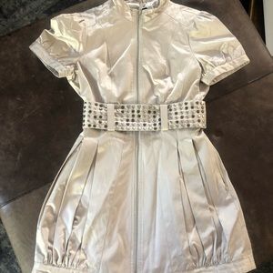 Satin little cocktail dress super different and adorable.